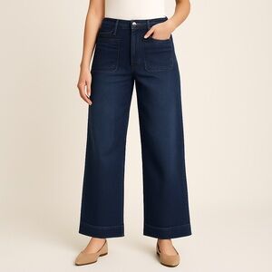 Bagatelle Wide Leg Dark Denim Jeans Size 28